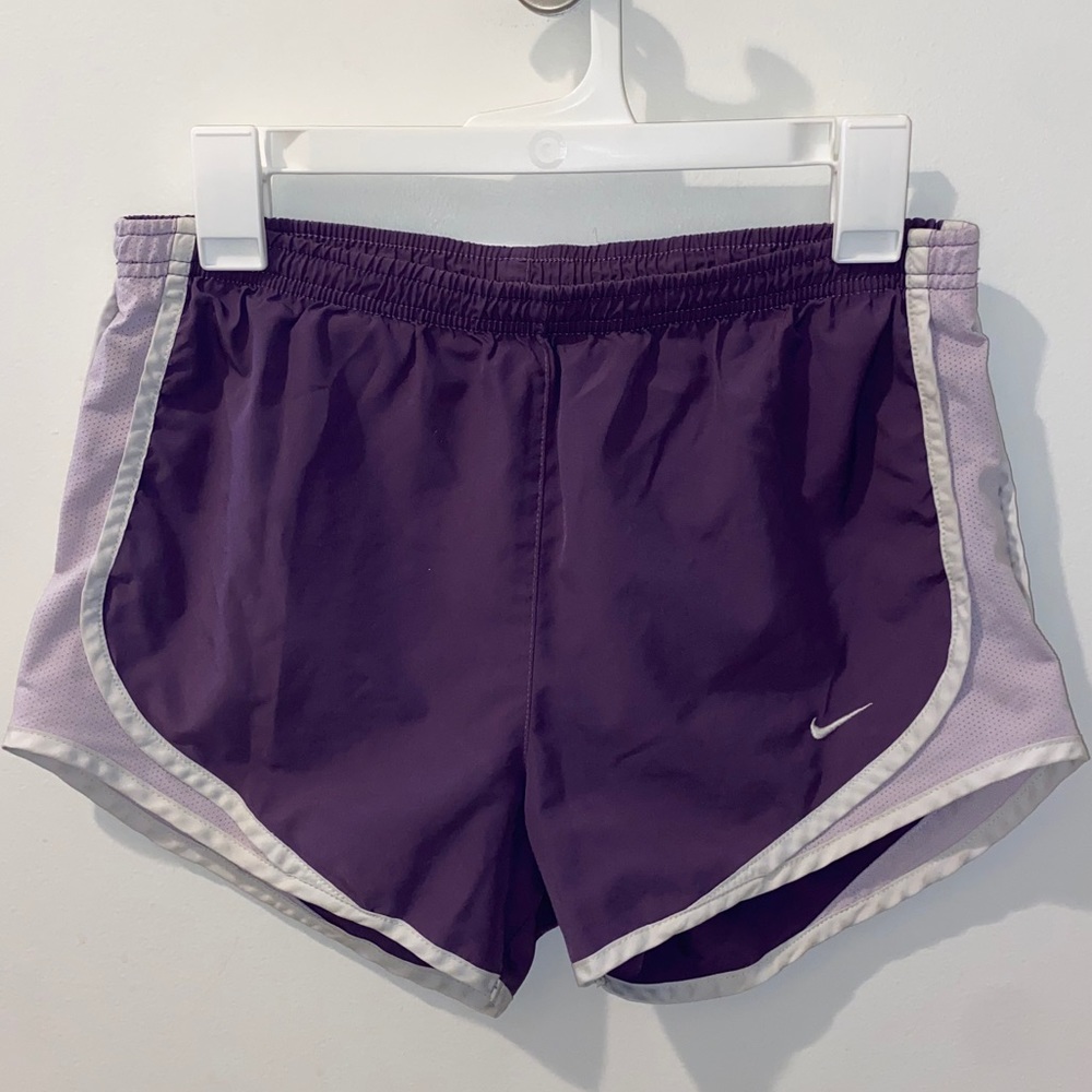 Nike Dri-fit Purple Two-Tone Shorts